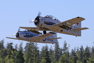T-28 formation takeoff